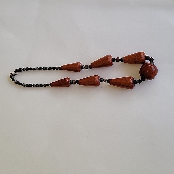 Accessories - VINTAGE WOODEN AFRICAN NECKLACE